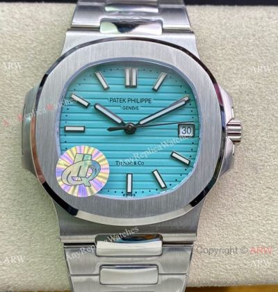 Swiss Replica Patek Philippe Nautilus Tif fany Limited edition Cal.324 Watch